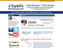 Tablet Screenshot of miningstocks.com
